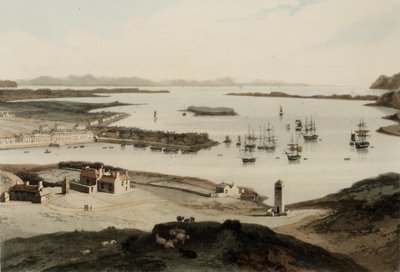 Stornaway on the Isle of Lewis, published in 1819 by William Daniell